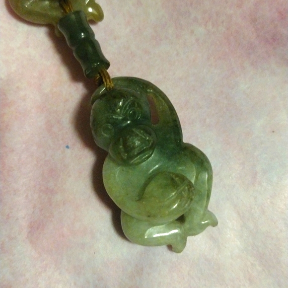 Jade necklace - choker - Picture 2 of 9